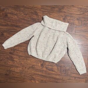 moon & madison Speckled Cream Turtleneck Sweater